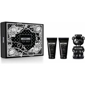 Moschino Toy Boy Giftset eau de parfum spray + showergel + aftershave balm - cadeauset voor heren