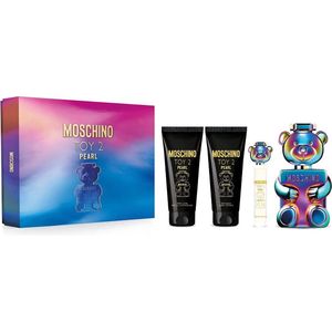 Moschino Toy 2 Pearl Geschenkset 100ml EDP + 100ml Douchegel + 100ml Body Lotion + 10ml EDP