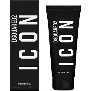 Dsquared2 - ICON - Bad & Douchegel - 200 ml - Zwart