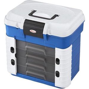Plastica Panaro 503,270 N, voor het vervoeren en organiseren van de hengeluitrusting, uniseks, volwassenen, blauw (blauw), Eén maat