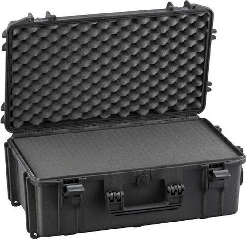 WCS Protection 520 - Koffer - Zwart - Inclusief Plukschuim - IP67 Gecertificeerd