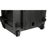 Perel Harde koffer, trolley, telescopisch handvat, waterdicht (IP67), noppenschuim, plukschuim, 4 sloten, polypropyleen, zwart, 604 x 473 x 283 mm