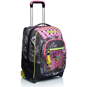 Seven Trolley Bagage - Bagageset voor kinderen, uniseks, Flying Dreams zwart, School & Vrije tijd