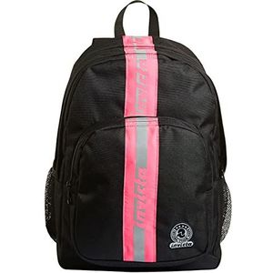 INVICTA S.P.A. Strong rugzak voor kinderen en jongeren, Zwart/Fuchsia, Taglia unica, modern