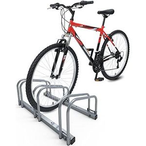 Todeco Set van 4 wandhouders voor fiets, wandhouder, fietshaken met achterwielhouder, fietshouder voor opslag, huis, garage, geschikt voor wielen tot ca. 5 cm