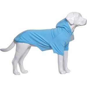 Lovelonglong Huisdier Kleding Kleding Hond Jas Hoodies Winter Herfst Sweatshirt voor Kleine Midden Grote Maat Honden 11 Kleuren 100% Katoen 2018 Nieuwe (XXXL, Sky-Blue)