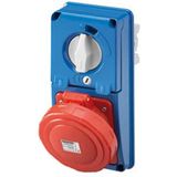 Gewiss - GW66336N - Stopcontact - Geel - 3P+N+T - IP67 - 110V - 32A