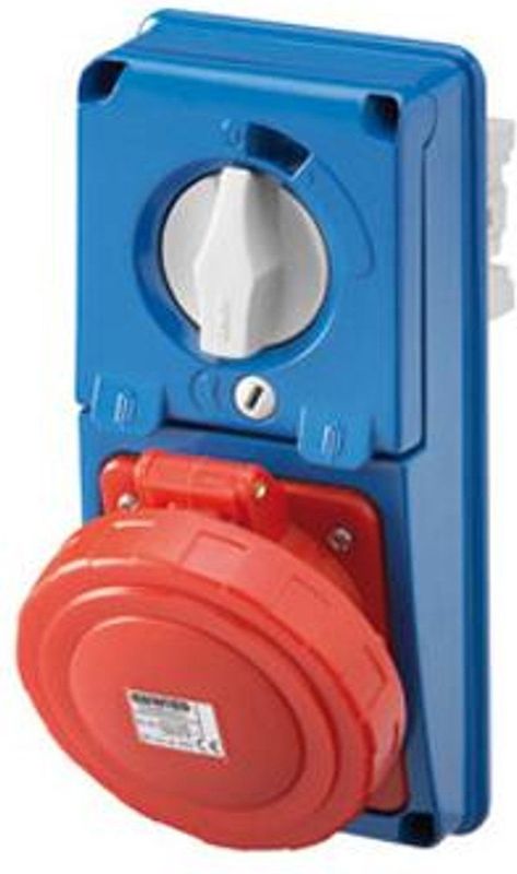 Gewiss - GW66336N - Stopcontact - Geel - 3P+N+T - IP67 - 110V - 32A