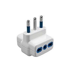 Gewiss gw28423 Type L (IT) Type L (IT) White Power Plug Adapter – Power Plug ADAPTERS