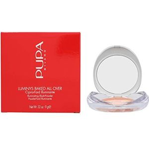 PUPA Milano Complexion Powder Luminys Baked All Over Illuminating Blush-Powder No. 01 Stripes Rose