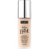 PUPA Milano Complexion Foundation Active Light Foundation SPF 10 No. 010 Porcelain