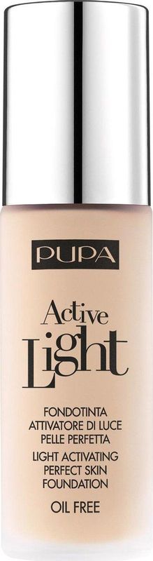 PUPA Milano Complexion Foundation Active Light Foundation SPF 10 No. 010 Porcelain