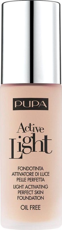PUPA Foundation Face Make-Up Active Light Light Activating Perfect Skin Foundation 020 Nude