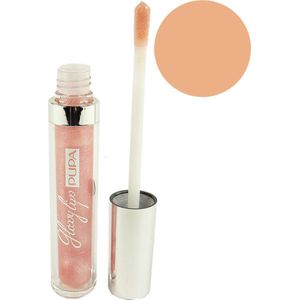 Pupa Glossy Lips Ultra Shine Lip Gloss 201 Pink Diamond Lippen Kleur Make-up 7ml