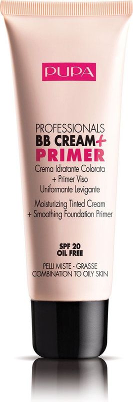 Pupa Milano BB Cream + Primer For Combination To Oily Skin - 001 Nude