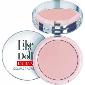PUPA Compact Poeder Face Make-Up Like A Doll Nude Skin Compact Powder 002 Sublime Nude