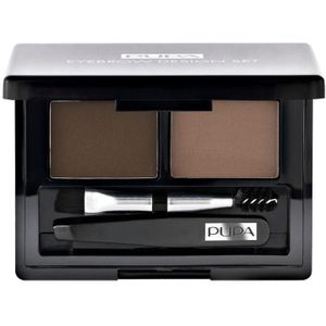 PUPA Milano - Eyebrow Design Set Wenkbrauwpoeder 1.2 g Brown
