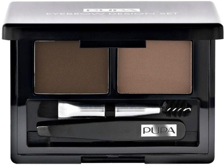 PUPA Milano - Eyebrow Design Set Wenkbrauwpoeder 1.2 g Brown