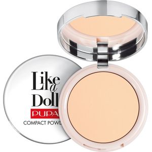 PUPA Compact Poeder Face Make-Up Like A Doll Nude Skin Compact Powder 008 Sweet Vanilla