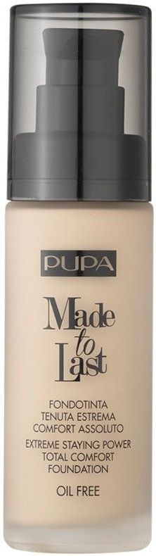 PUPA Milano Complexion Foundation Made To Last Foundation No. 001 Light Ivory
