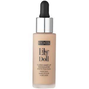 PUPA Foundation Face Make-Up Like A Doll Perfecting Make-Up Fluid 010 Porcelain
