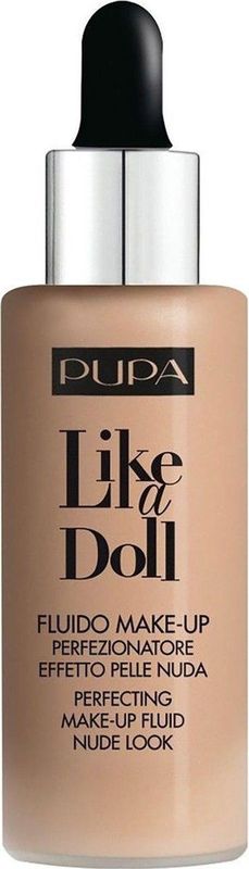 PUPA Foundation Face Make-Up Like A Doll Perfecting Make-Up Fluid 020 Light Beige