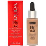 PUPA Milano - Like A Doll Fluid Foundation 30 ml Sand Beige