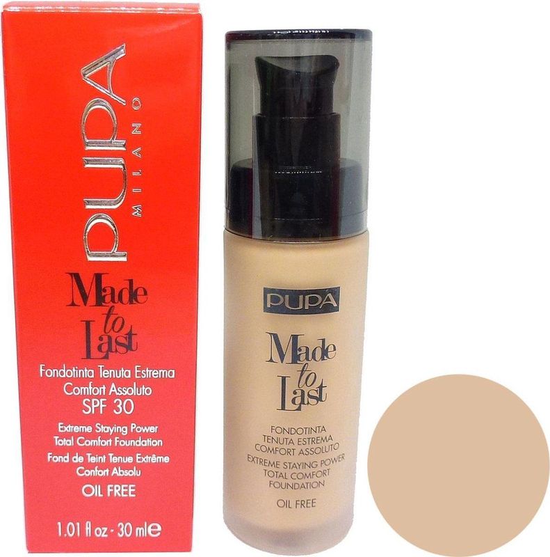 PUPA Milano Complexion Foundation Made To Last Foundation No. 055 Cinnamon beige