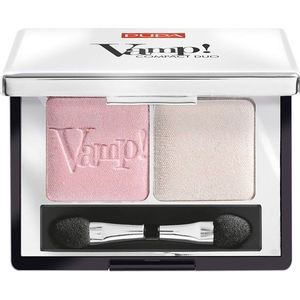 PUPA Milano Ogen Oogschaduw Vamp! Compact Eyeshadow Duo No. 001 Rose Perlage