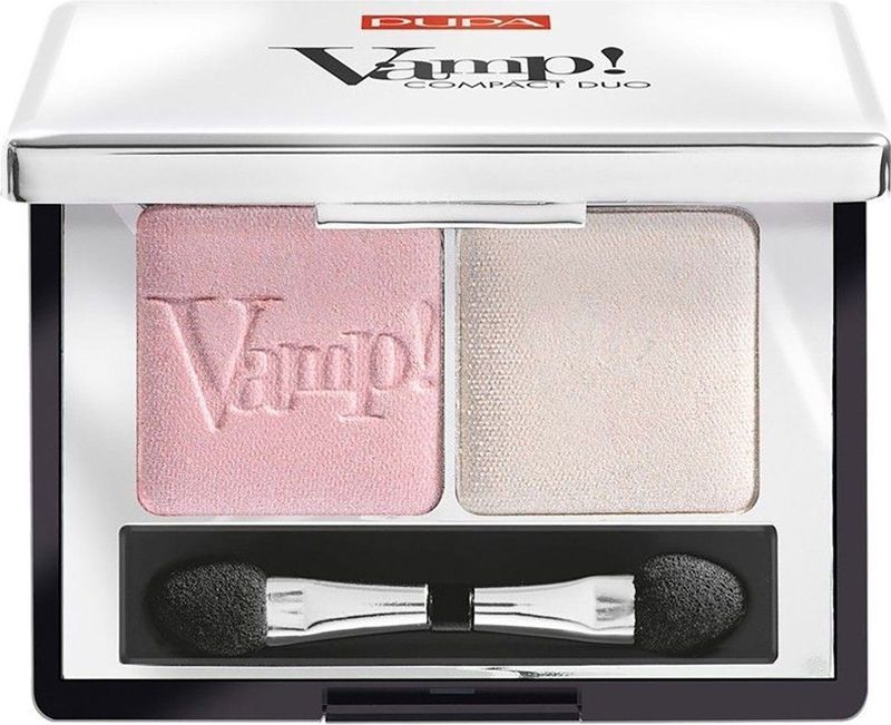 PUPA Milano Ogen Oogschaduw Vamp! Compact Eyeshadow Duo No. 001 Rose Perlage