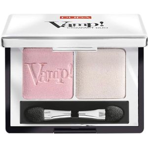 PUPA Milano Ogen Oogschaduw Vamp! Compact Eyeshadow Duo No. 003 Soft Mauve