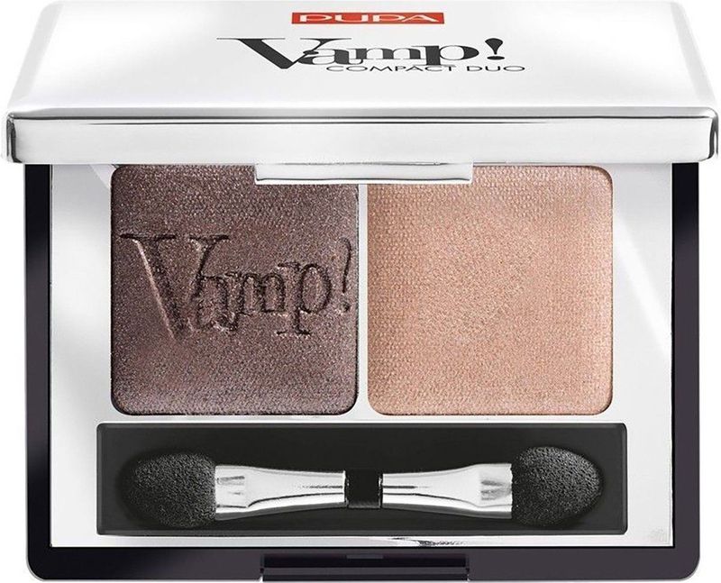 PUPA Vamp! Compact Duo Oogschaduw-004 Bronze Amber_#856c68_#d2a997