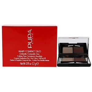 PUPA Milano - Vamp! Compact Duo Oogschaduw 2.2 g Milk Chocolate