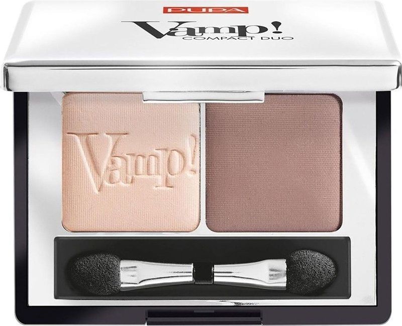 PUPA Milano - Vamp! Compact Duo Oogschaduw 2.2 g Milk Chocolate