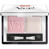PUPA Milano Ogen Oogschaduw Vamp! Compact Eyeshadow Duo No. 006 Brown Vanilla