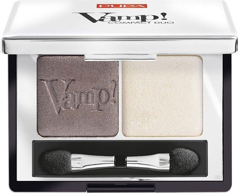 PUPA Milano Ogen Oogschaduw Vamp! Compact Eyeshadow Duo No. 008 Cream Taupe