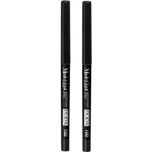 2 stuks Pupa Milano Made To Last Definition Eyes Oogpotlood - voordeelpak - 100 Deep Black