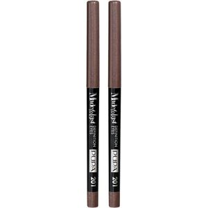 2 stuks Pupa Milano Made To Last Definition Eyes Oogpotlood - voordeelpak - 201 Bon Ton Brown