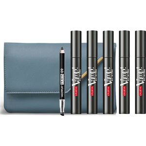 5 stuks Pupa VAMP! All in One Mascara 101 Extra Black met mini multiplay 09 black in een luxe etui