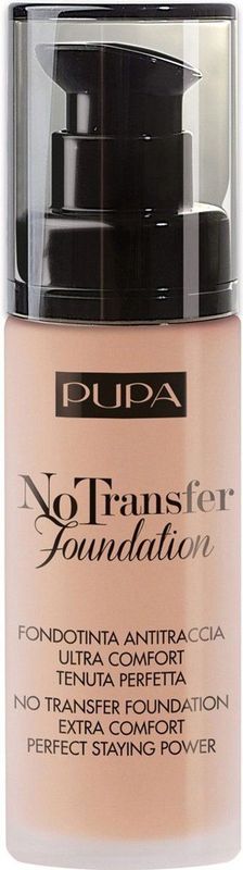 Pupa - No Transfer Foundation SPF15 - 100 Porcelain 30ml