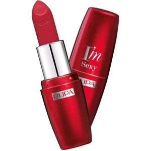 PUPA Milano I'm Sexy Lipstick, Rood, Berry Tentation, 1 kleuren, Kleurend, Vrouwen, Fles