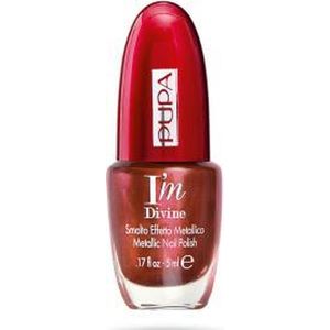 PUPA Milano I'm Divine nagellak 5 ml Rood Metallic