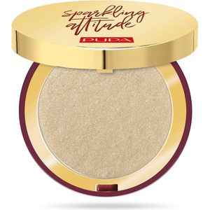 Pupa Sparkling Attitude Highlighter Compact 001 Lichtgewicht Goud 6g