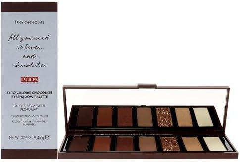 PUPA Milano Zero Calorie Chocolate oogschaduw - 001 Spicy Chocolate - Licht, Mat, Metallic
