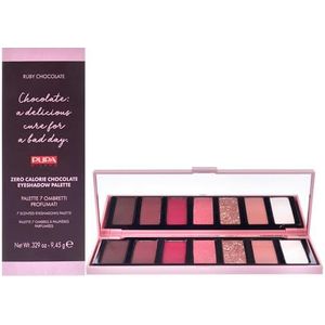 PUPA Milano - Zero Calorie Chocolate oogschaduw - 002 Ruby Chocolate - Licht, Mat en Metallic