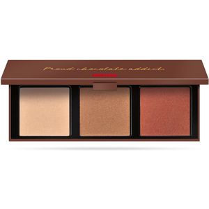 Pupa Milano - Zero Calorie Chocolate Highlighting Face Palette - 002 Caramel Chocolate