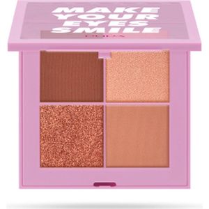 PUPA Milano Enjoy! Make your Eyes Smile Palette oogschaduw 002 Smile in Rose 6 g Mat, Metallic, Satijn