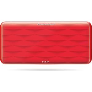 Pupa Icon make-up tas 002 rood voor gezicht en ogen met spiegel 20 g