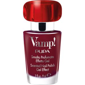 PUPA Milano VAMP! Scented Nail Polish Gel Effect 221 Infinite Burgundy 9 ml