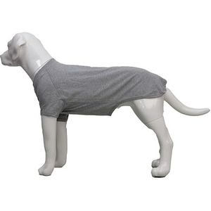 Lovelonglong Huisdier Kleding Hond Kostuums Basic Blank T-Shirt T-shirts voor Grote Honden Grijs XXXXL